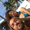 Nabilla Benattia et Thomas Vergara souriants à Rio de Janeiro, sur Snapchat, dimanche 31 juillet 2016