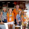 La reine Maxima des Pays-Bas, le roi Willem Alexander et leurs filles les princesses Amalia, Alexia et Ariana sur le yacht Tamarind lors des Jeux Olympiques (JO) de Rio 2016 à Rio de Janeiro le 14 août 2016. 14/08/2016 - Rio de Janeiro