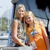 La reine Maxima des Pays-Bas et sa fille la princesse Amalia sur le yacht Tamarind lors des Jeux Olympiques (JO) de Rio 2016 à Rio de Janeiro le 14 août 2016. 14/08/2016 - Rio de Janeiro