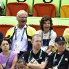 Le roi Carl XVI Gustaf de Suède et la reine Silvia assistent au match de qualifications de handball du groupe B, entre la Suède et le Brésil, lors des Jeux Olympiques (JO) 2016 de Rio de Janeiro. Le 15 août 2016.