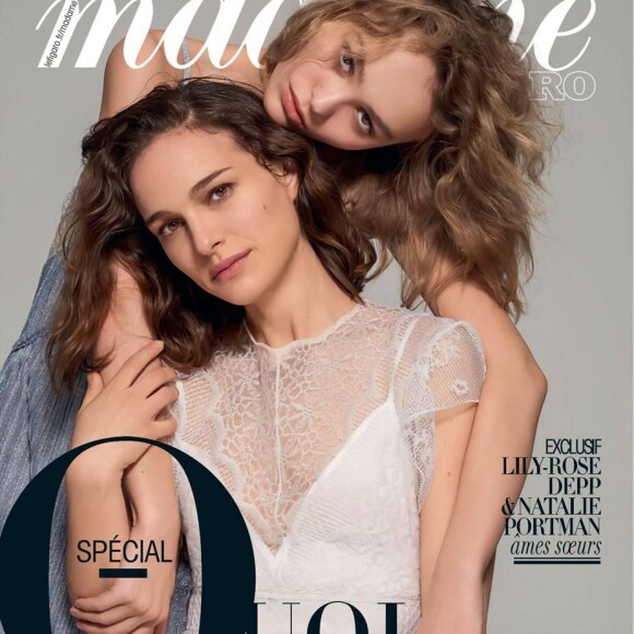 Lily-Rose Depp et Natalie Portman en couverture de Madame Figaro du 19 août 2016