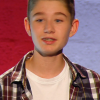 Esteban, candidat de The Voice Kids 3 sur TF1. Le 27 août 2016.