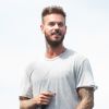 Matt Pokora (M. Pokora) - People à la journée mondiale des oubliés des vacances de l'association du Secours populaire au Champ-de-Mars à Paris, le 19 août 2015.