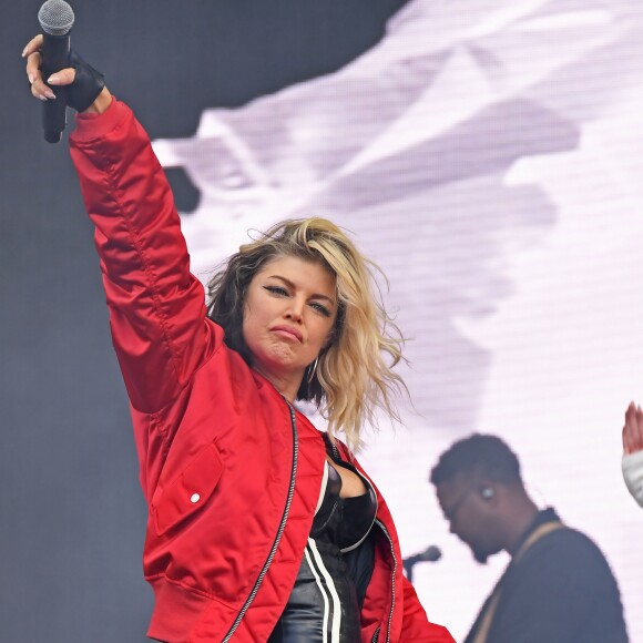 Fergie en concert au Wireless Festival de Londres le 10 juillet 2016.