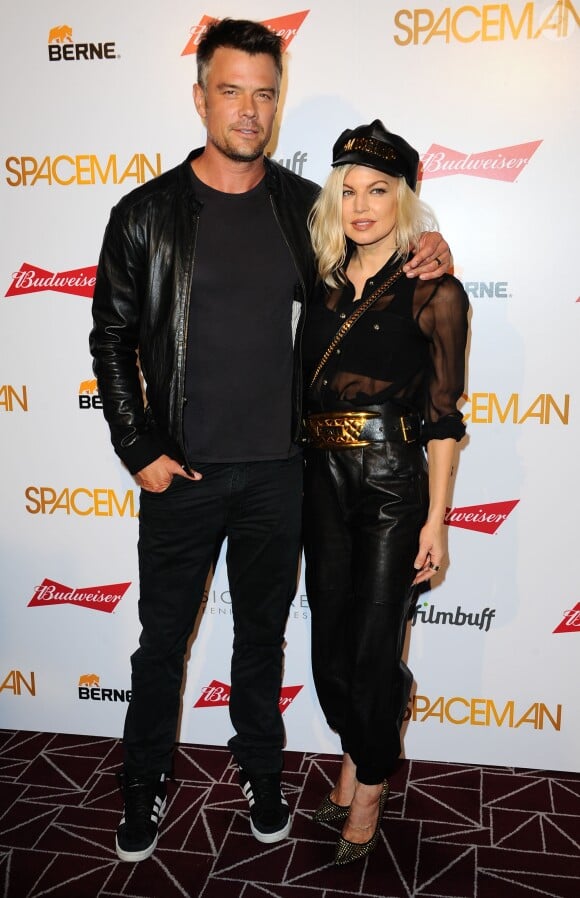 Josh Duhamel, Fergie à la première de Spaceman à Los Angeles, le 7 août 2016