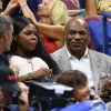 Mike Tyson, Leslie Odom Jr. lors de la cérémonie d'ouverture de l'US Open 2016 au USTA Billie Jean King National Tennis Center à Flushing Meadow, New York City, New York, Etats-Unis, le 29 août 2016.