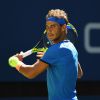 Rafael Nadal lors de son premier tour à l'US Open 2016 au USTA Billie Jean King National Tennis Center à New York, le 29 août 2016.