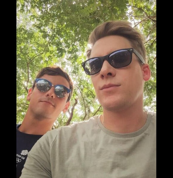 Tom Daley et Dustin Lance Black, sur Instagram, juillet 2016