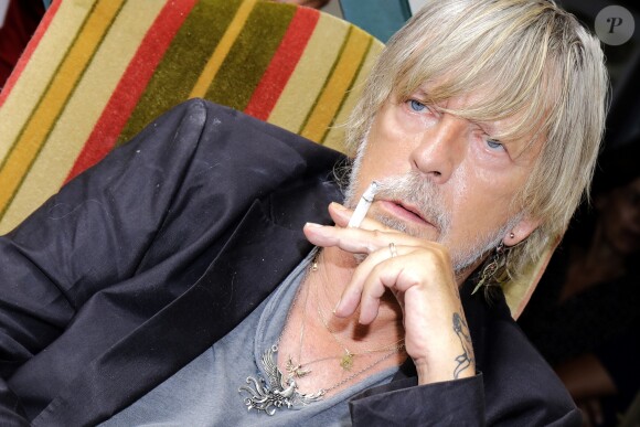 Le chanteur Renaud (Renaud Séchan) - 21ème édition de la "Forêt des livres" à Chanceaux-prés-Loches, France, le 28 août 2016. © Cédric Perrin/Bestimage