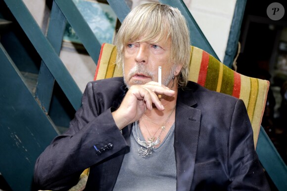 Le chanteur Renaud (Renaud Séchan) - 21ème édition de la "Forêt des livres" à Chanceaux-prés-Loches, France, le 28 août 2016. © Cédric Perrin/Bestimage