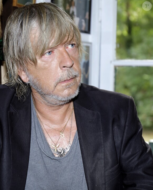 Le chanteur Renaud (Renaud Séchan) - 21ème édition de la "Forêt des livres" à Chanceaux-prés-Loches, France, le 28 août 2016. © Cédric Perrin/Bestimage