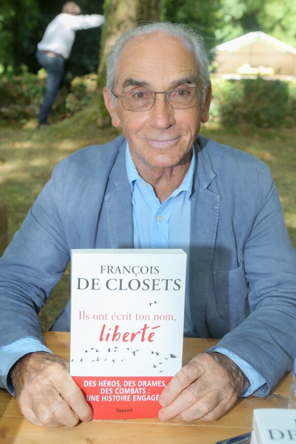 François de Closets - 21ème édition de la "Forêt des livres" à Chanceaux-prés-Loches le 28 aout 2016. © CVS/Bestimage