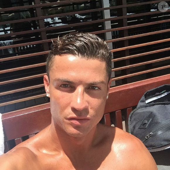 Cristiano Ronaldo, selfie lors de ses vacances, photo Instagram, été 2016.