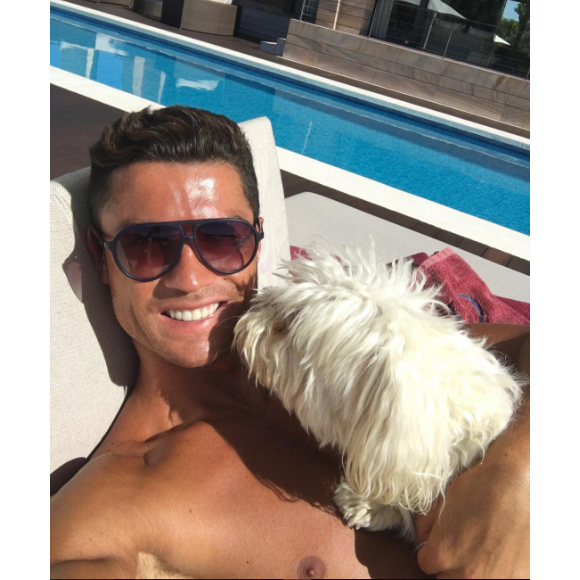 Cristiano Ronaldo, selfie lors de ses vacances, photo Instagram, été 2016.