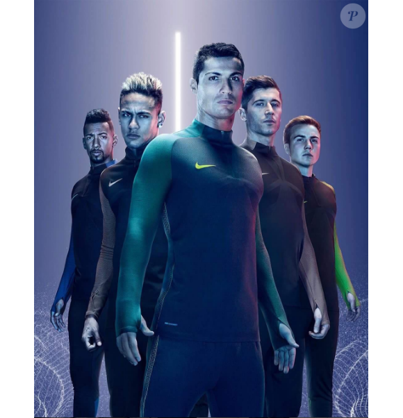 Cristiano Ronaldo dans sa tenue Nike, photo Instagram, été 2016.