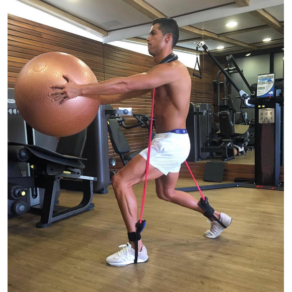 Cristiano Ronaldo s'entraîne, photo Instagram, août 2016.
