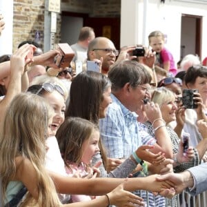 Le prince William et Kate Middleton, duc et duchesse de Cambridge, ont visité le centre pour jeunes Zebs à Truro le 1er septembre 2016, lors de leur visite officielle en Cornouailles.