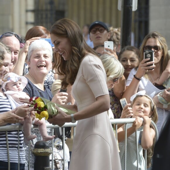 Le prince William et Kate Middleton, duc et duchesse de Cambridge, ont visité la cathédrale de Truro le 1er septembre 2016, première étape de leur visite officielle en Cornouailles.