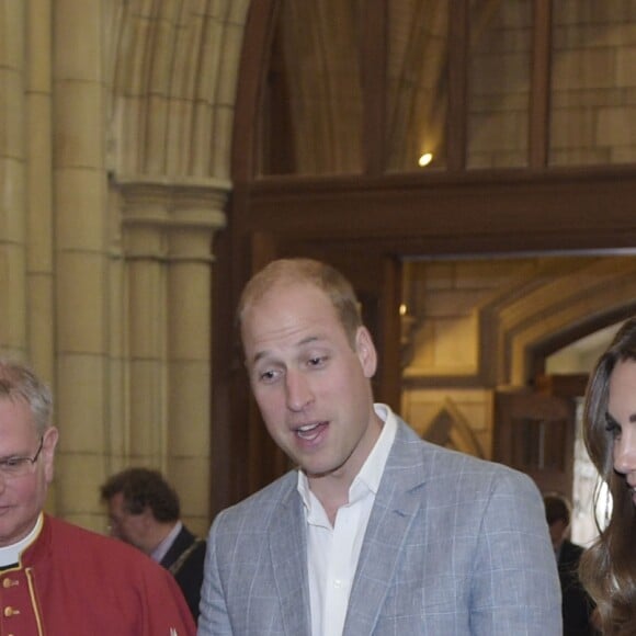 Le prince William et Kate Middleton, duc et duchesse de Cambridge, ont visité la cathédrale de Truro le 1er septembre 2016, première étape de leur visite officielle en Cornouailles.