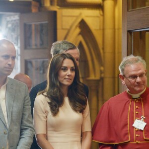 Le prince William et Kate Middleton, duc et duchesse de Cambridge, ont visité la cathédrale de Truro le 1er septembre 2016, première étape de leur visite officielle en Cornouailles.