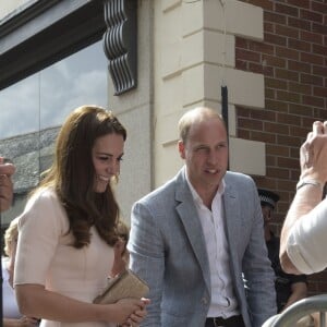 Le prince William et Kate Middleton, duc et duchesse de Cambridge, ont visité la cathédrale de Truro le 1er septembre 2016, première étape de leur visite officielle en Cornouailles.