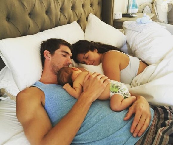 Michael Phelps avec sa chérie et son bébé, Instagram, juin 2016