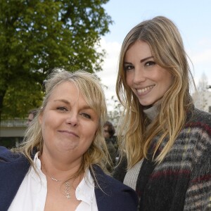 Valérie Damidot et Alexandra Rosenfeld - Célébrités lors des "Dimanches au Galop" à l'Hippodrome d'Auteuil à Paris le 17 Avril 2016. © Guirec Coadic / Bestimage