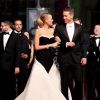 Blake Lively et son mari Ryan Reynolds à la Montée des marches du film "Captives" lors du 67 ème Festival du film de Cannes, le 16 mai 2014.