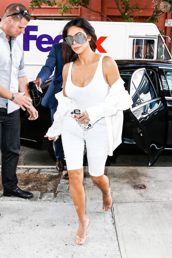 Kim Kardashian dans les rues de New York, le 2 septembre 2016