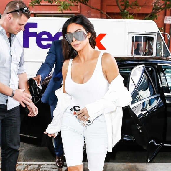 Kim Kardashian dans les rues de New York, le 2 septembre 2016