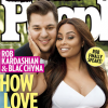 Blac Chyna et son fiancé Rob Kardashian Jr. en couverture du magazine People daté du mois de septembre 2016