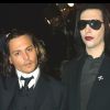 Johnny Depp et Marilyn Manson à Los Angeles en 2001.