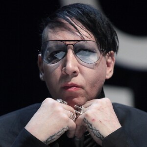 Le chanteur Marilyn Manson au Festival International de la Créativité Cannes Lions le 22 juin 2015