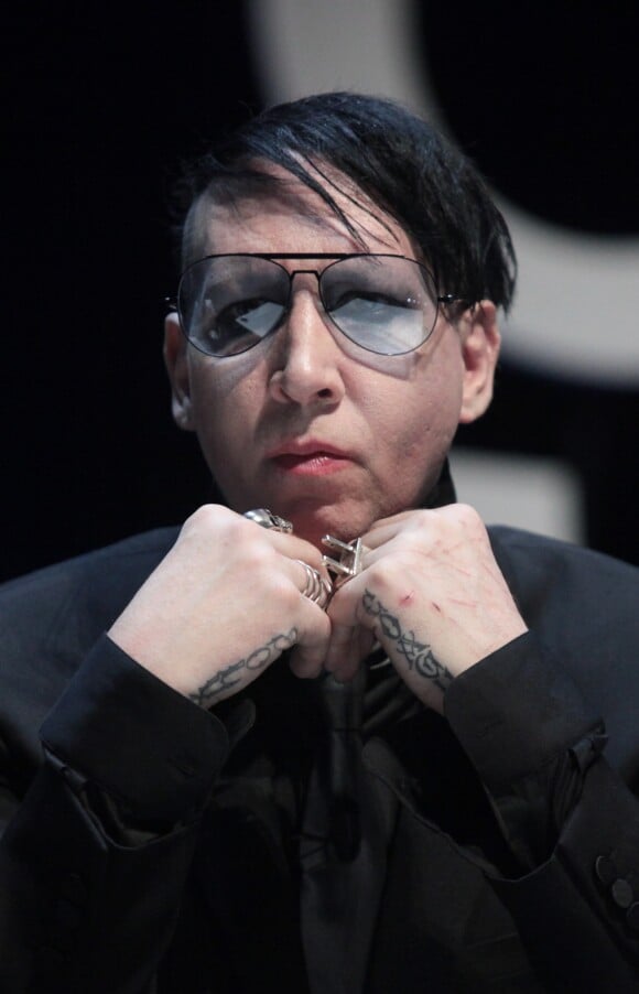 Le chanteur Marilyn Manson au Festival International de la Créativité Cannes Lions le 22 juin 2015