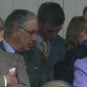 Le duc d'Edimbourg et la reine Elizabeth II lors des Jeux des Highlands de Braemar, en Ecosse, le 3 septembre 2016.