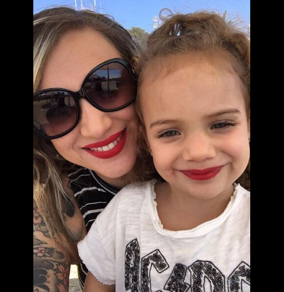 Rochelle McLean et sa fille Ava, sur Instagram, le 4 août 2016