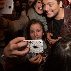 Exclusif - Kev Adams à la première du film "Amis publics" à l'UGC Toison d'Or à Bruxelles en Belgique le 18 février 2016.