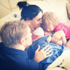 Daniela Ruah a accouché d'une petite fille dont elle a publié une photo sur les réseaux sociaux. Photo publiée le 8 septembre 2016 sur Instagram.