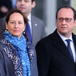 Ségoléne Royal, François Hollande - Arrivées des 150 chefs d'Etat pour le lancement de la 21e conférence sur le climat (COP21) au Bourget le 30 novembre 2015. © Dominique Jacovides / Bestimage