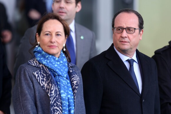 Ségoléne Royal, François Hollande - Arrivées des 150 chefs d'Etat pour le lancement de la 21e conférence sur le climat (COP21) au Bourget le 30 novembre 2015. © Dominique Jacovides / Bestimage