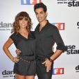 Laetitia Milot et Christophe Licata - Casting de la saison 4 de "Danse avec les stars" a Paris le 10 septembre 2013.
