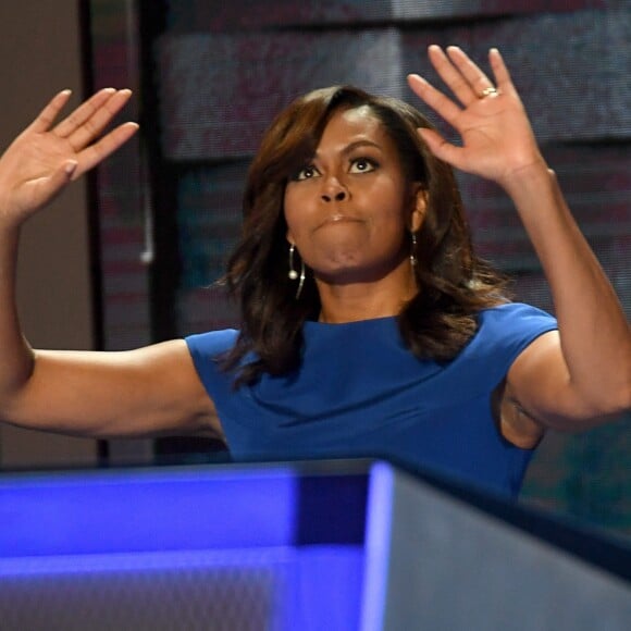 Michelle Obama lors de la Convention des Démocrates à Philadelphie. Le 26 juillet 2016