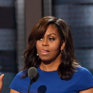 Michelle Obama lors de la Convention des Démocrates à Philadelphie. Le 26 juillet 2016