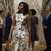 Michelle Obama visite la Galerie Renwick avec les épouses des cinq chefs d'états des pays nordiques lors d'un sommet à Washington le 13 mai 2016.