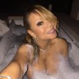 Mariah Carey pose nue dans son bain. Photo publiée sur Instagram, en septembre 2016