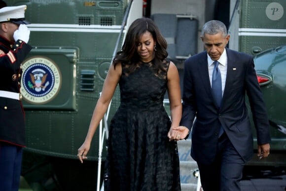 Barack Obama et Michelle Obama à Washington le 12 juillet 2016