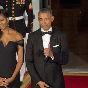 Michelle et Barack Obama à Washington, le 25 septembre 2015