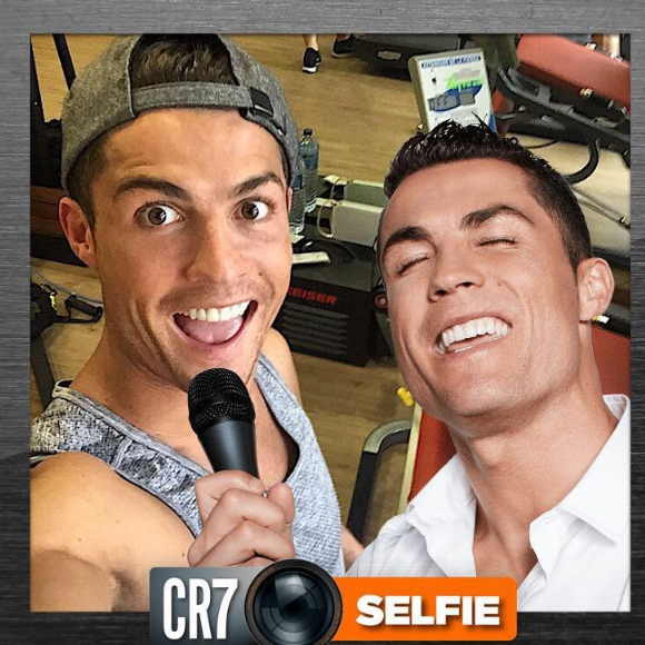 Cristiano Ronaldo fait la pub de son appli à selfies sur son compte Instagram, en septembre 2016.