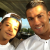 Cristiano Ronaldo avec son fils Cristiano Jr. sur son compte Instagram, en septembre 2016.