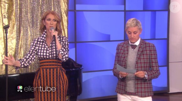 Céline Dion et Ellen DeGeneres, septembre 2016